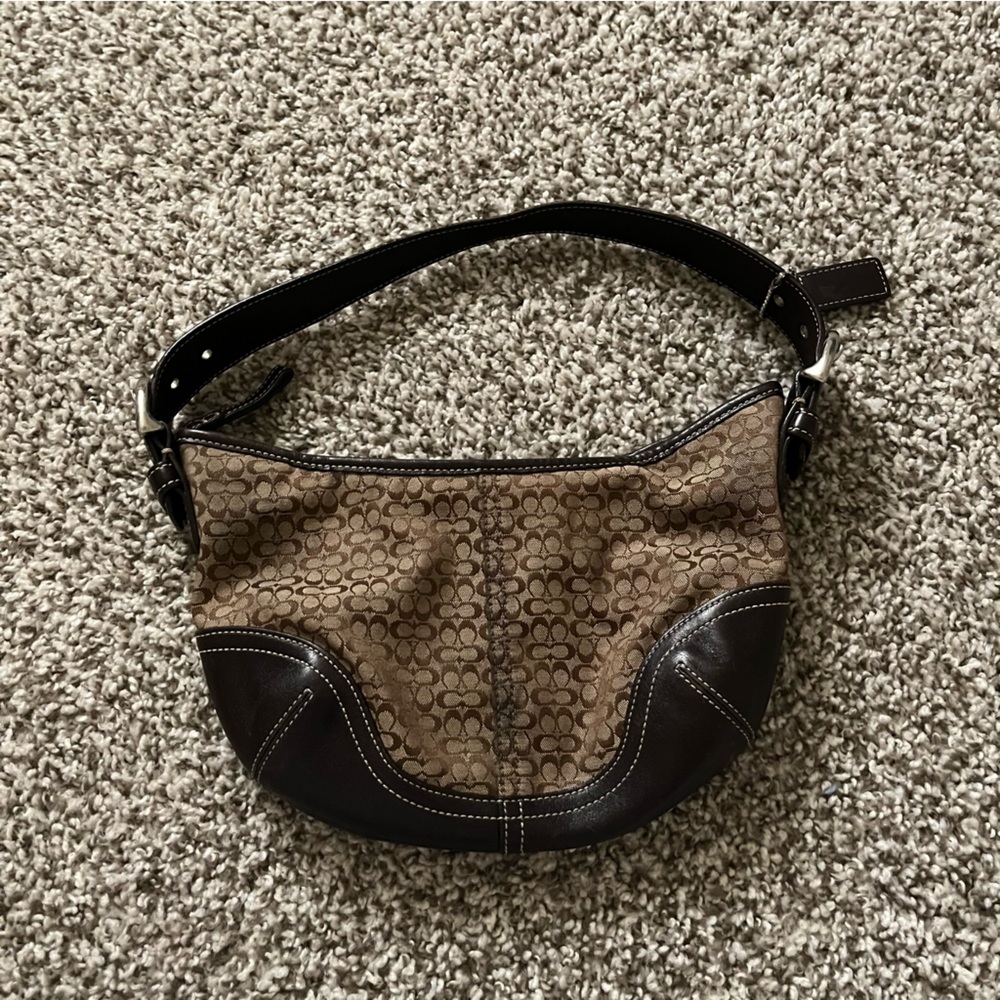 Coach Dark Brown Hobo Bag